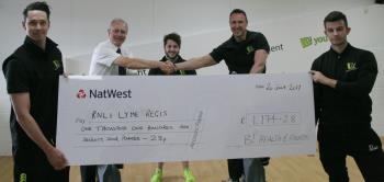B Fit RNLI cheque