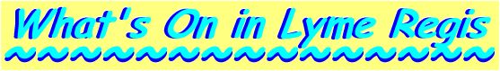 What's on in Lyme Regis logo
