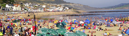 October day in Lyme Regis
