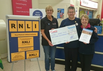 Tesco donation to RNLI